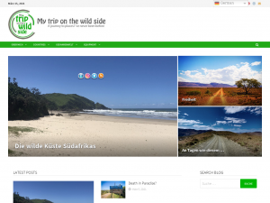 Screenshot des Blogs My trip on the wild side