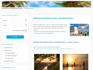 Screenshot des Blogs Kreuzfahrten-und-Weltreisen.de