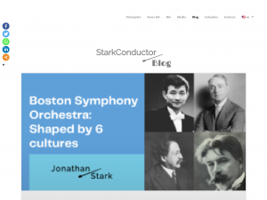 Screenshot des Blogs StarkConductor Blog