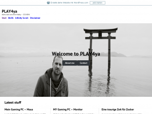 Screenshot des Blogs play4ya