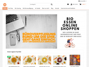 Screenshot des Blogs iss mich! the good food company