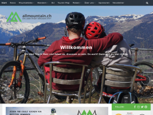 Screenshot des Blogs allmountain.ch
