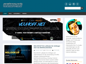 Screenshot des Blogs Computerblog – Veuhoff.net