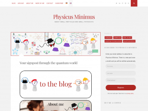 Screenshot des Blogs Physicus Minimus