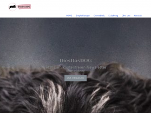 Screenshot des Blogs DiesDasDOG