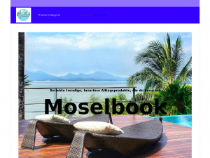Screenshot des Blogs Moselbook – Dein Trend Magazin