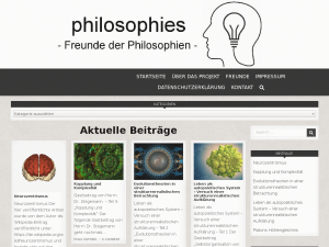 Screenshot des Blogs philosophies – Freunde der Philosophien –