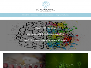 Screenshot des Blogs Schlaganfall Wissen