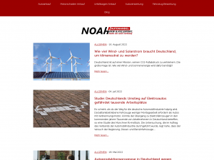 Screenshot des Blogs Blog – Autohandel Noah