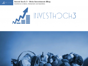 Screenshot des Blogs InvestHoch3 – Investieren in Aktien, Edelmetalle und Immobilien