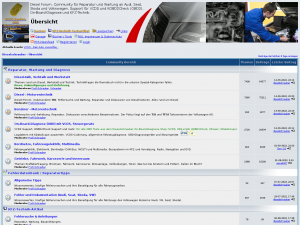 Screenshot des Blogs Dieselschrauber Community