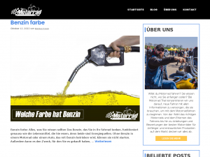 Screenshot des Blogs Motorrad Trial