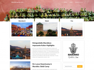 Screenshot des Blogs Marokkoguide.com