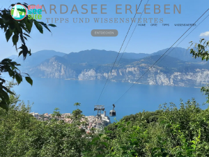 Screenshot des Blogs Gardasee erleben