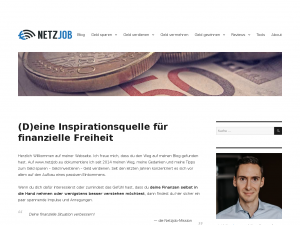 Screenshot des Blogs Netzjob