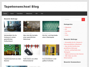 Screenshot des Blogs Tapetenwechsel Blog