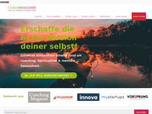 Screenshot des Blogs Coachinglovers