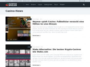 Screenshot des Blogs Automatenspieler