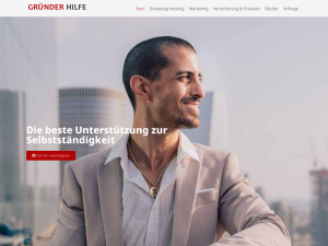 Screenshot des Blogs Gründer Hilfe