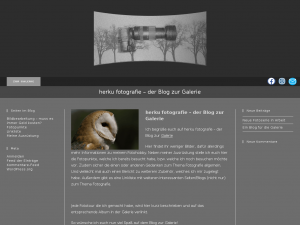 Screenshot des Blogs herku fotografie