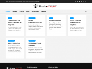 Screenshot des Blogs Shishamagazin
