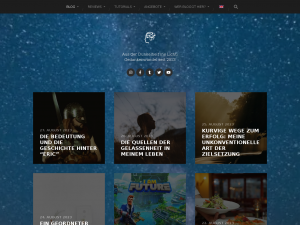 Screenshot des Blogs Meskas Blog