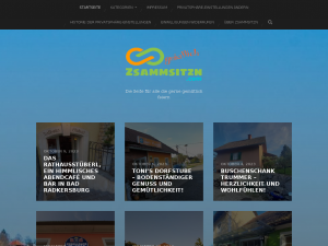 Screenshot des Blogs Zsammsitzn