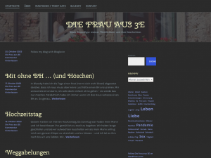 Screenshot des Blogs Die Frau aus 3e