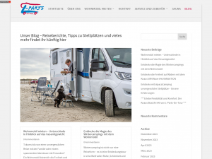 Screenshot des Blogs Auf Tour mit L-Parts: Inspirationen & Insights für Wohnmobilfans