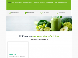Screenshot des Blogs vital-bar