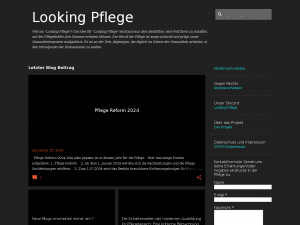 Screenshot des Blogs Looking Pflege