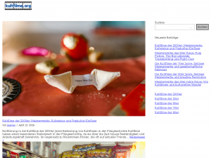 Screenshot des Blogs Kultfilme
