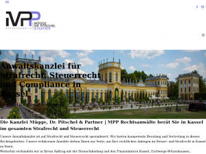 Screenshot des Blogs Rechtsanwalt Strafrecht und Steurrecht Kassel