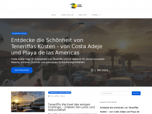 Screenshot des Blogs Teneriffa Erfahrungen