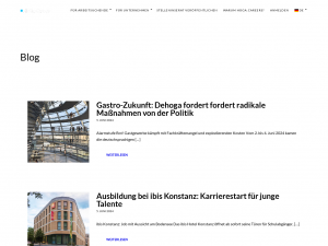 Screenshot des Blogs Hoga.Careers – aktuellste Hotellerie- und Gastronomie-Jobs