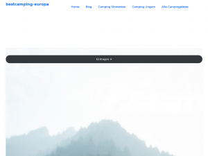 Screenshot des Blogs Bestcamping Europe