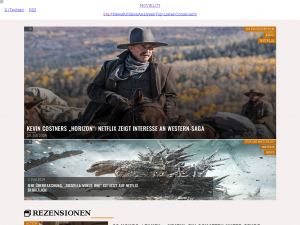 Screenshot des Blogs MOVIELOY