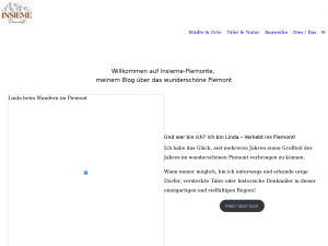 Screenshot des Blogs Insieme Piemonte