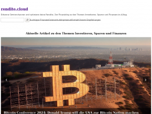 Screenshot des Blogs rendite.cloud