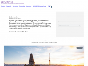 Screenshot des Blogs BERGHUPFER