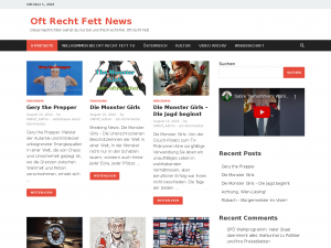 Screenshot des Blogs Oft Recht Fett News