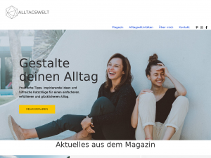 Screenshot des Blogs Alltagswelt