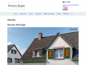 Screenshot des Blogs Herten-regio