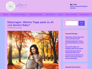 Screenshot des Blogs liebevolle-eltern