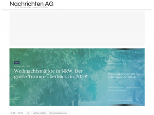Screenshot des Blogs Nachrichten AG