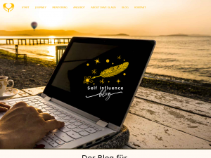 Screenshot des Blogs Self Influence Journey by Dave Glaus