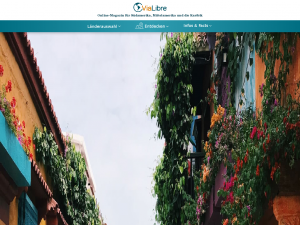 Screenshot des Blogs ViaLibre Online-Magazin