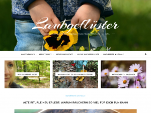 Screenshot des Blogs Laubgeflüster