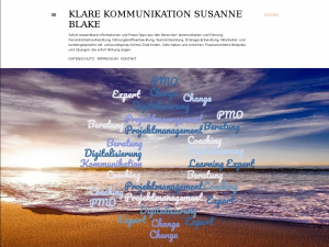 Screenshot des Blogs Klare Kommunikation Susanne Blake