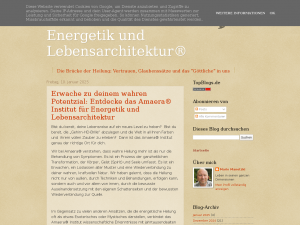 Screenshot des Blogs AMAERA Institut Schwaz